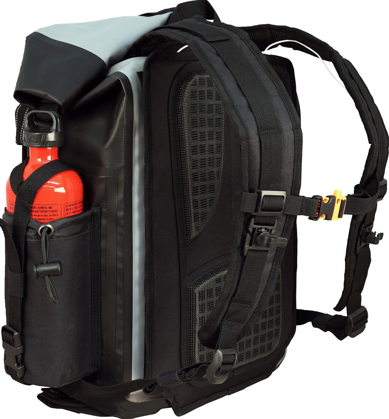 Nelson-Rigg Hurricane waterproof backpack/tail pack 2.0, Black