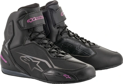Alpinestars Shoe Women Faster-3 Black/Fuchsia, 5.5 37