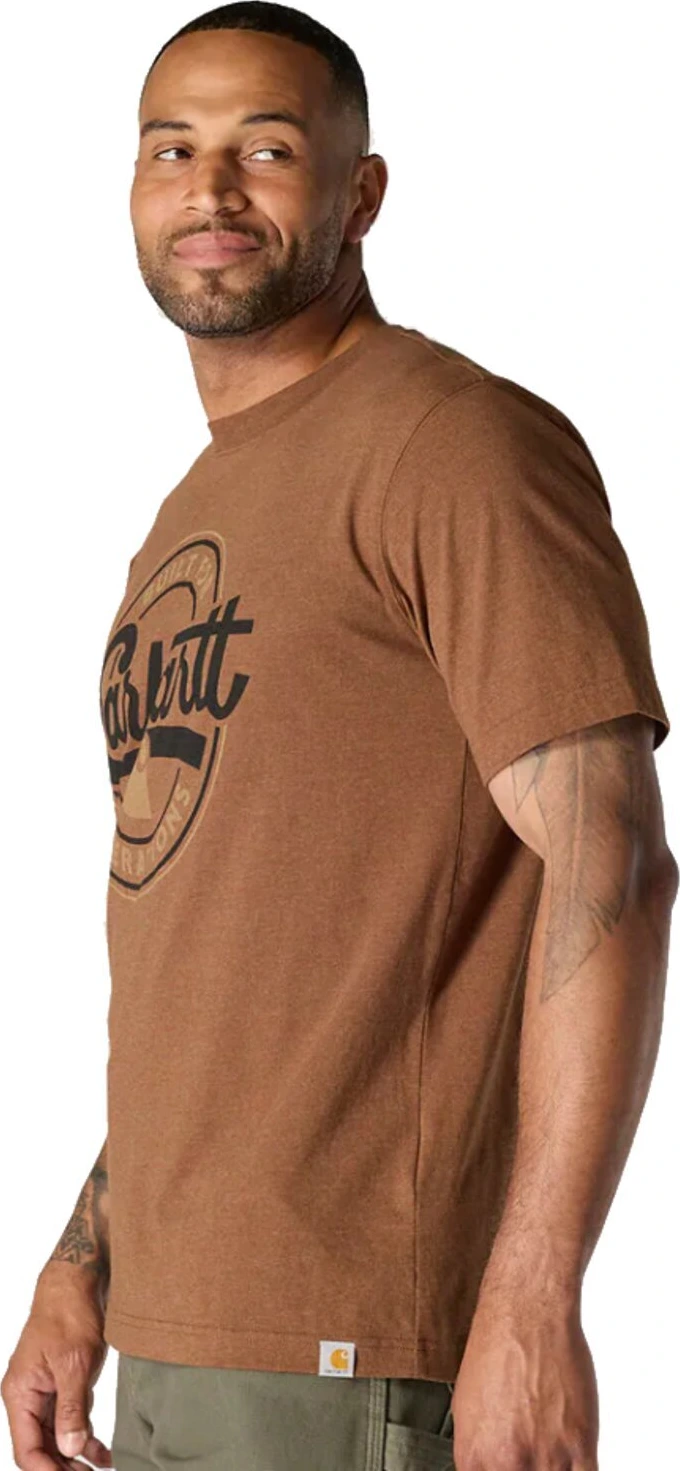 Carhartt Script Graphic t-shirt, red duck heather, 2XL