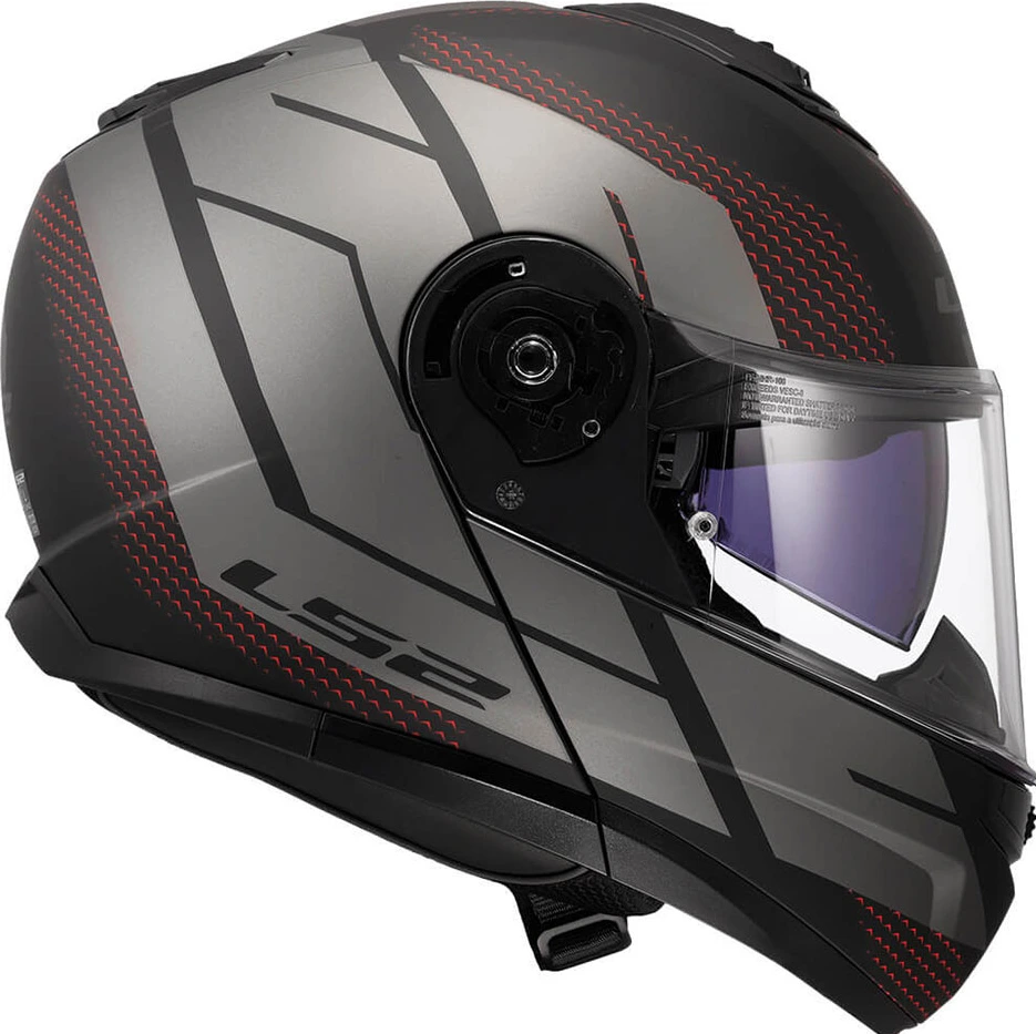 LS2 FF908 STROBE II CODE helmet - M, Black Grey