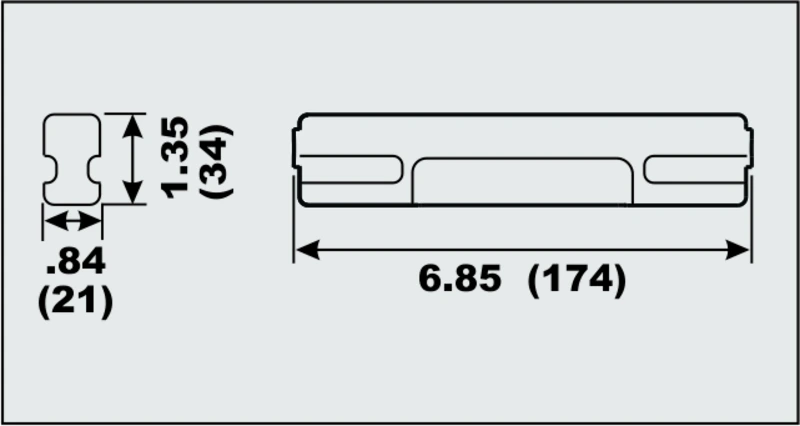 Perf metals anode Transom Johnson/Evinrude E-TEC / E-TEC G2