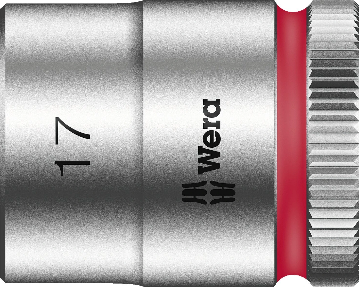 Wera Zyklop 3/8" socket - Metric 17.0, 17 mm, Chrome
