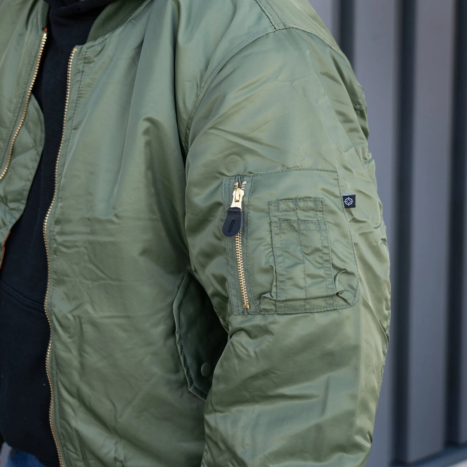MA-1 Bomber flight jacket, Green, L