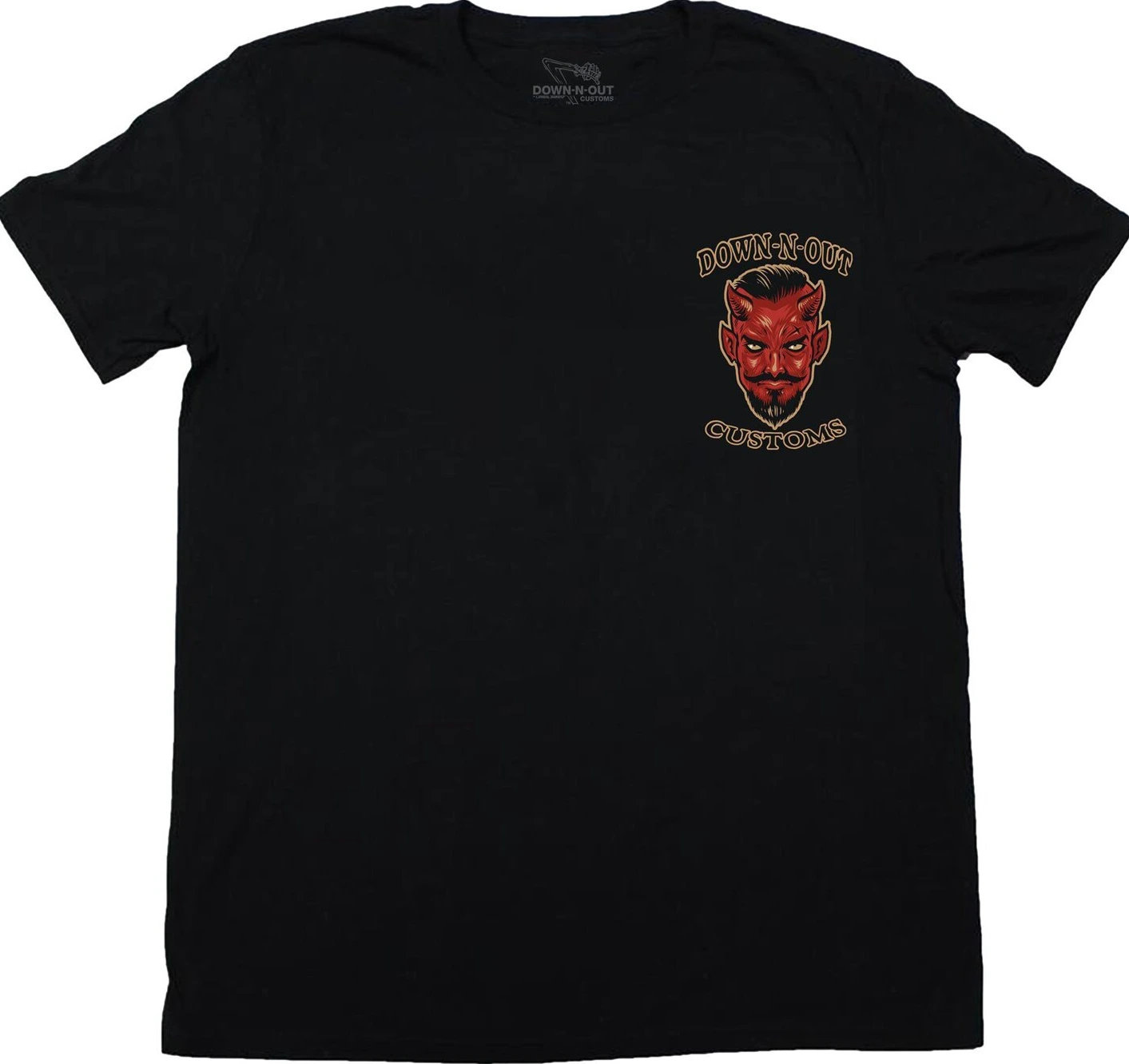 Down-N-Out Respect Is Earned T-shirt black, M