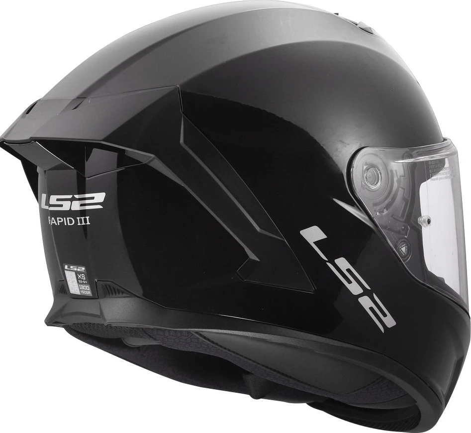 LS2 FF820 RAPID III SOLID Helmet - 3XL, Matt Black