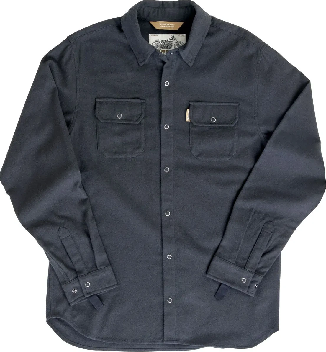 SHIRT FLANNEL HI TEST BLACK XS
