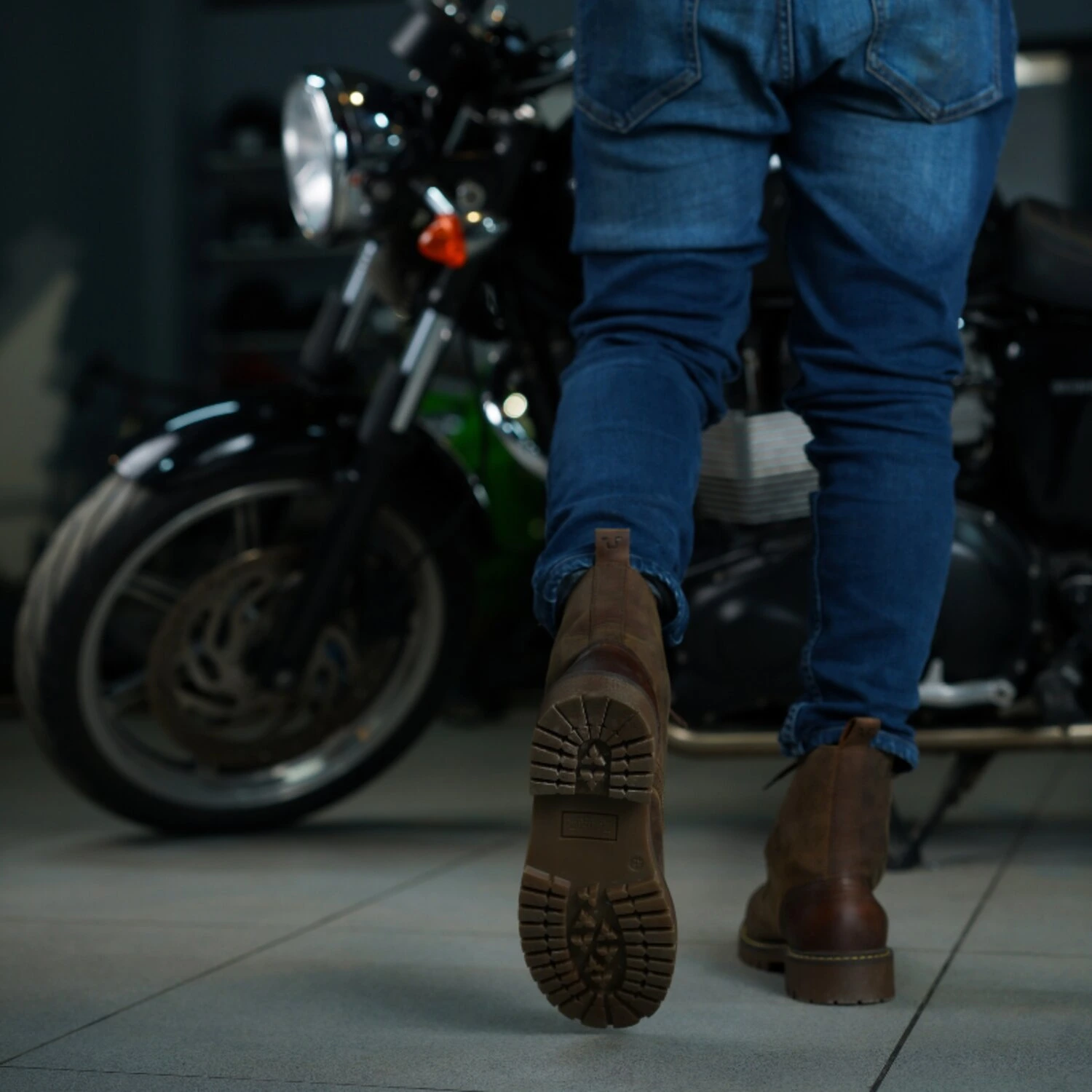 Trip Machine Derby boots, rusty wrangler, 42
