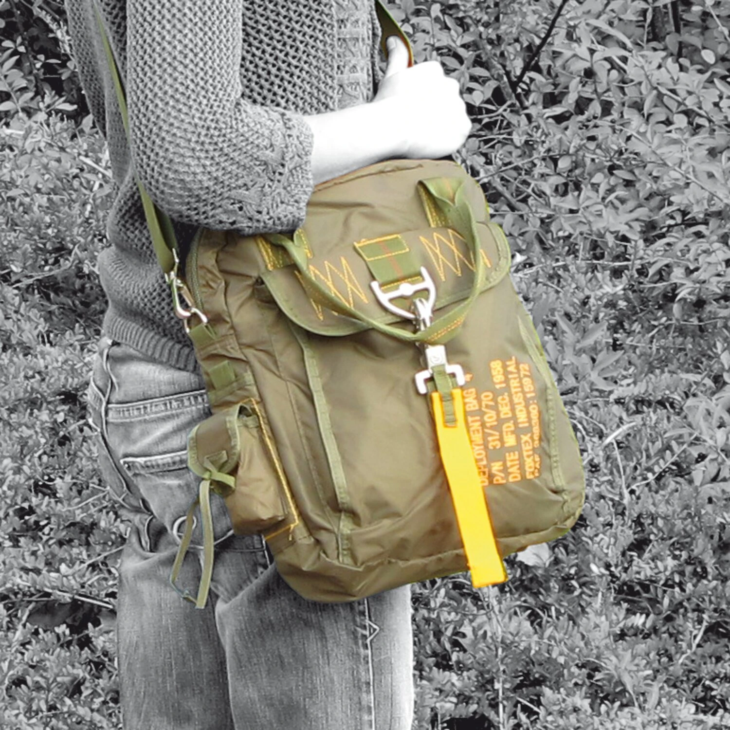 Army Surplus Parachute bag 4, Green