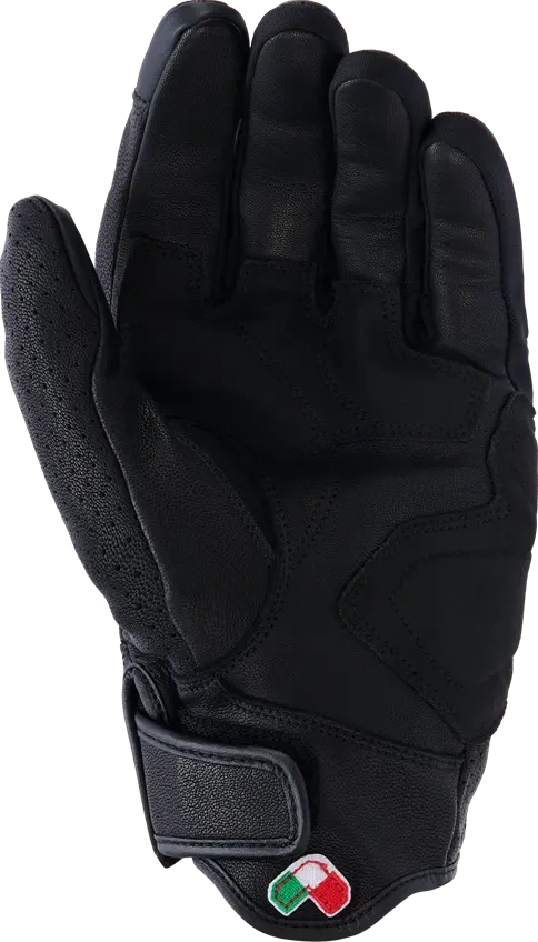 GLOVE MUSTANG V3 LEATHER BLACK/BLACK S