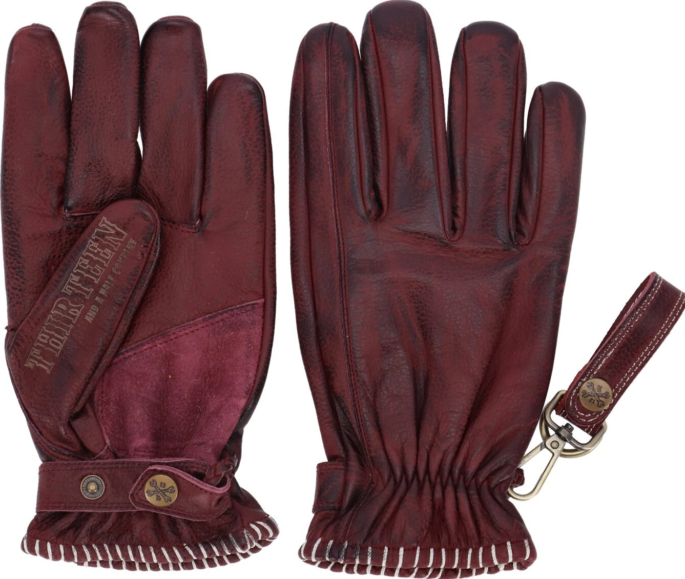 13 1/2 Loud Ride gloves, burgundy, 2XL