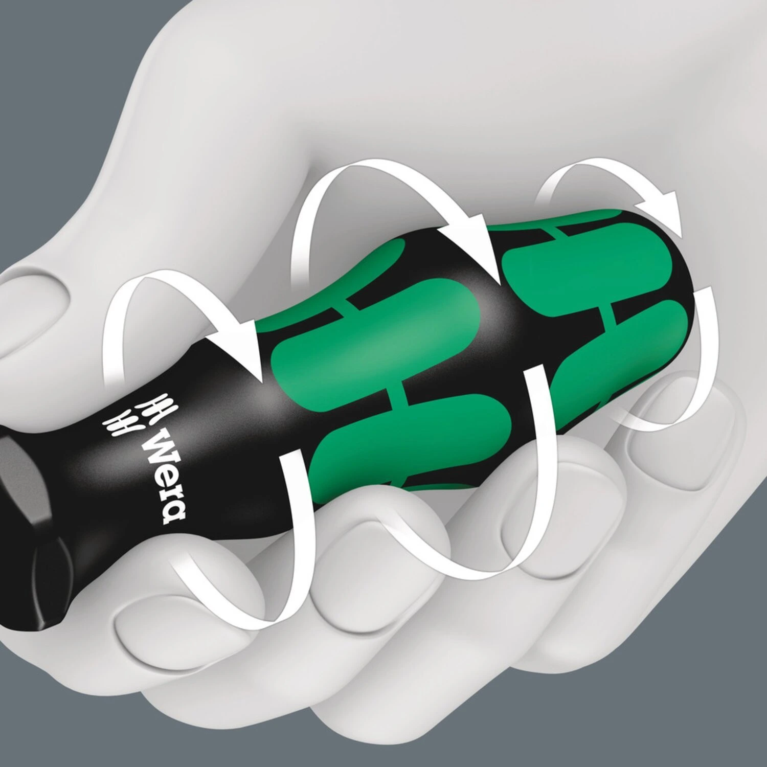 Wera screwdriver set 6 pcs. Kraftform 300 plus, Black, Chrome