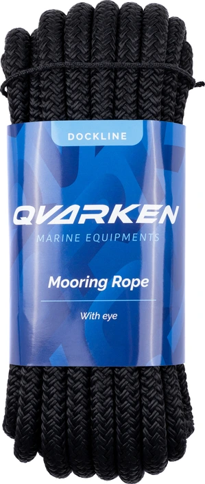 Qvarken Mooring Rope Dockline with eye 10mm 6m black