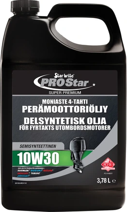 Star brite Super Premium полусинтетическое 4-тактное масло 10W30 3.78L