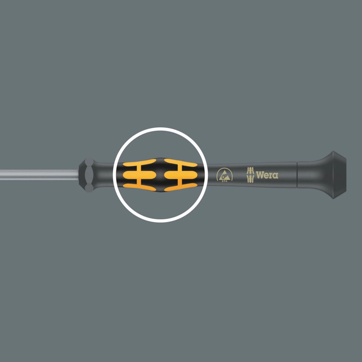 Wera ESD safe screwdriver set for electronic applications, Black
