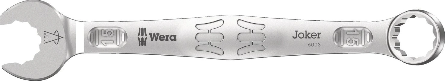 Wera wrenches open/box end 15mm Joker 6003 series metric