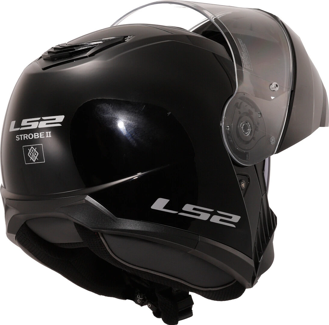 LS2 FF908 STROBE II Solid helmet - Gloss White, 3XL