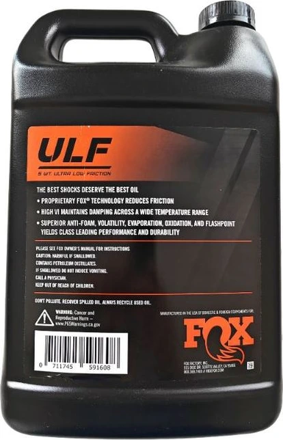 Fox Suspension масло 5WT ULF 1 Галлон [3785ml]