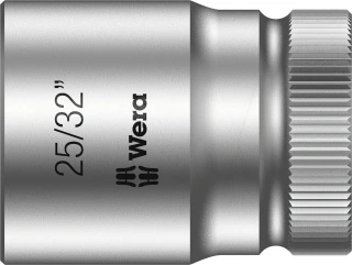 Wera Zyklop 1/2" socket - US sizes 25/32"