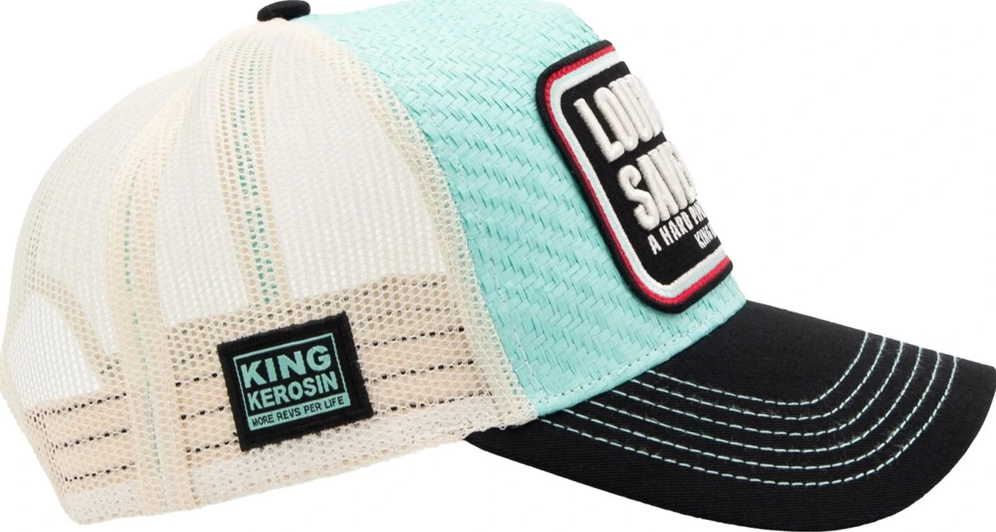 King Kerosin Loud Pipes trucker cap, White