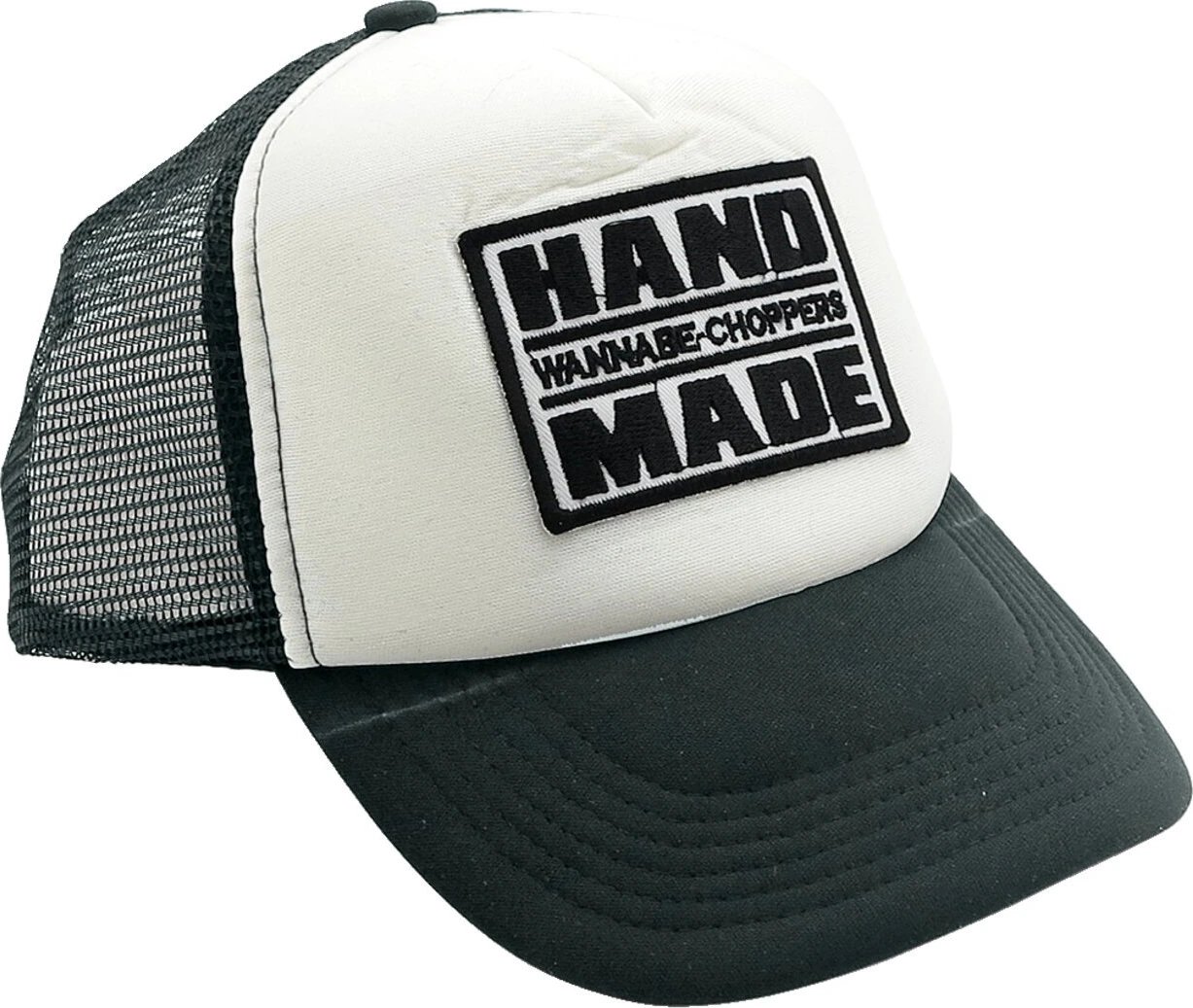 Wannabe choppers trucker cap, White, graphite