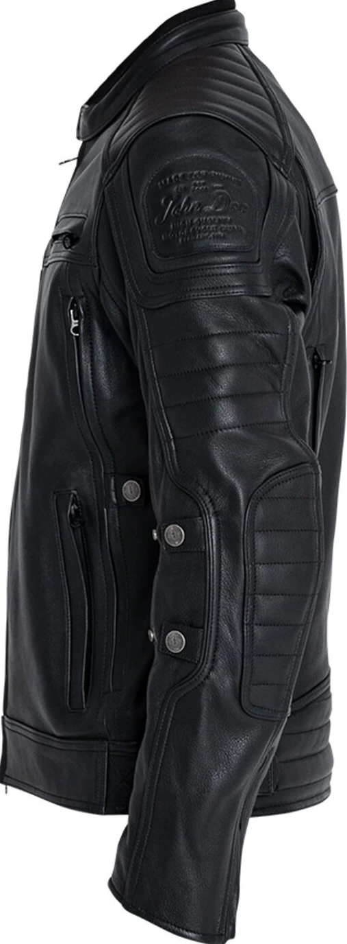 John Doe Technical Leather jacket, Black, L