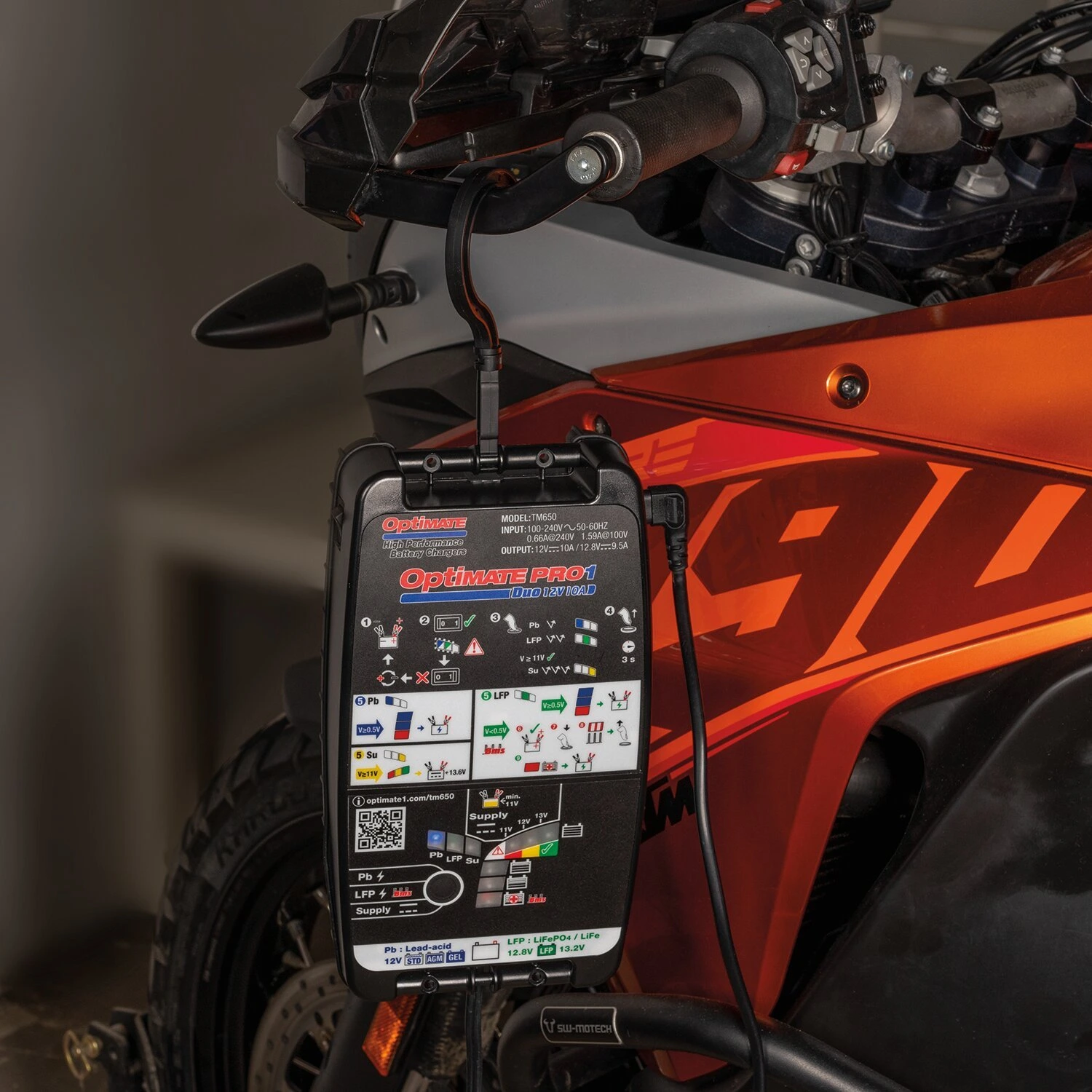 Tecmate OptiMATE, Pro 1 DUO 12B 10A battery charger