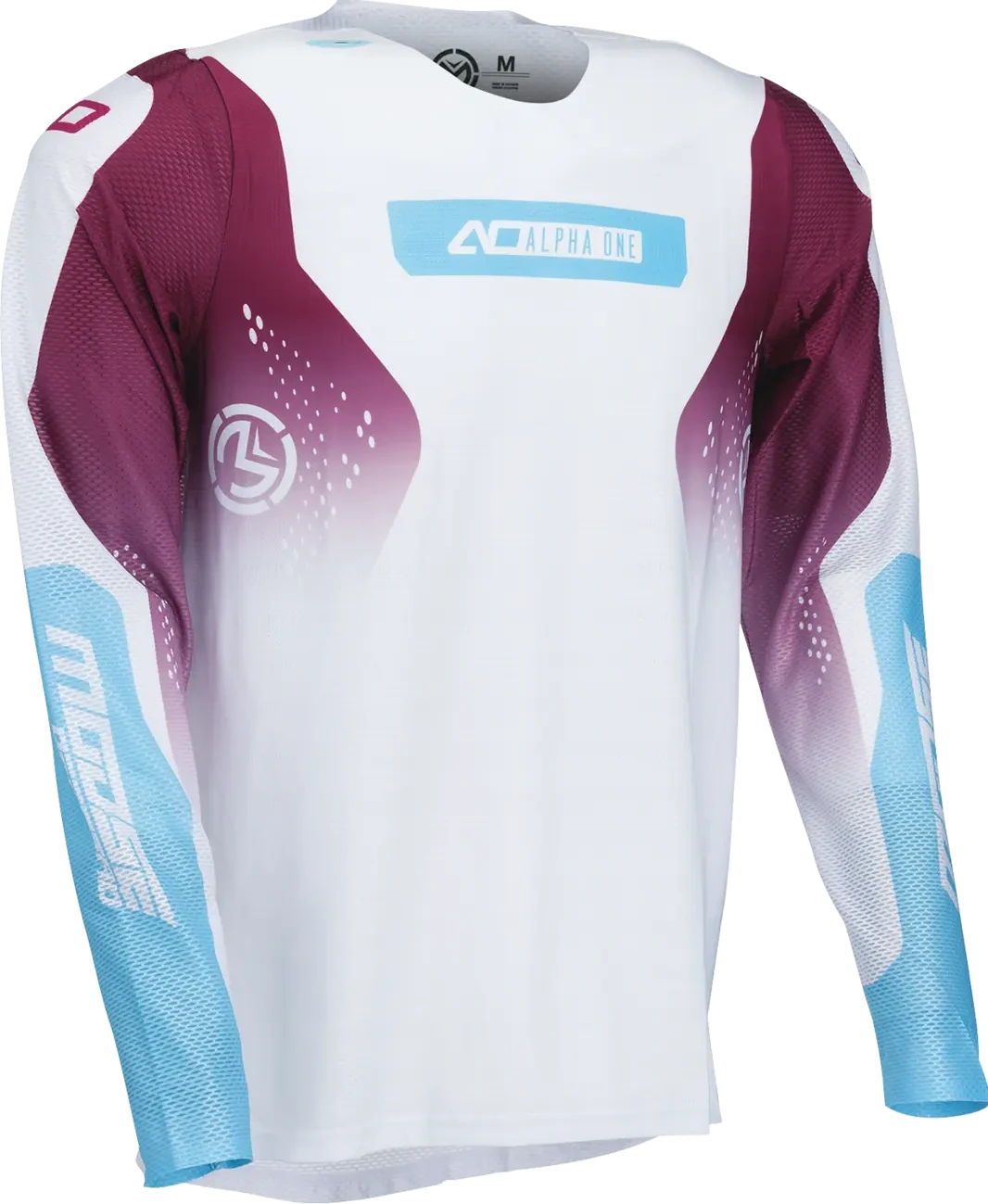 DŽERSIS ALPHA ONE BALTA/VIOLETINĖ SM