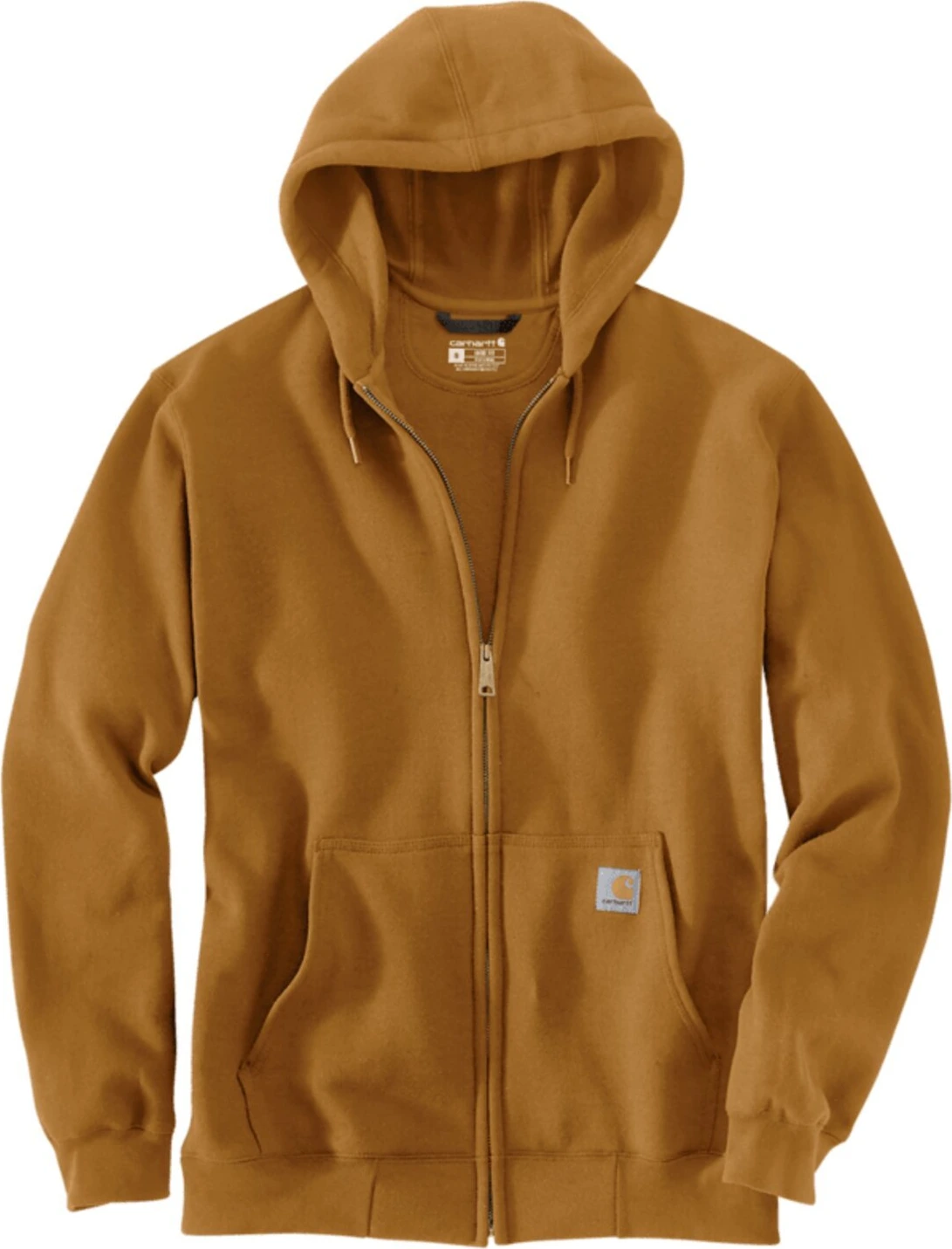 Carhartt Marquette zip hoodie, carhartt brown, 2XL
