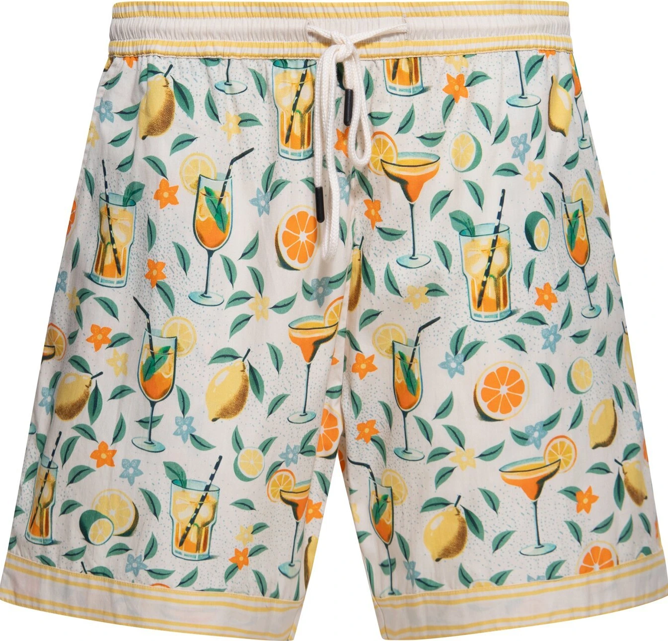 King Kerosin Citrus Cocktail short, creme Beige, 2XL