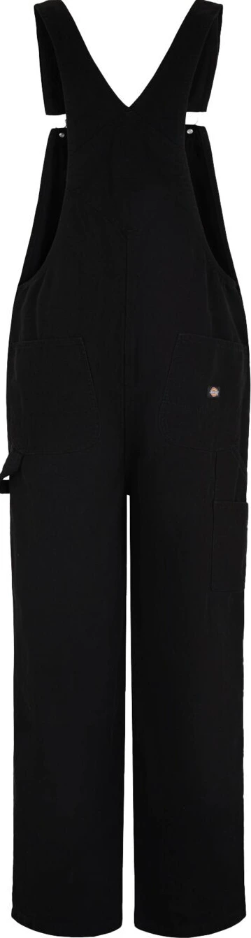 Dickies Loose canvas bib, Black, L