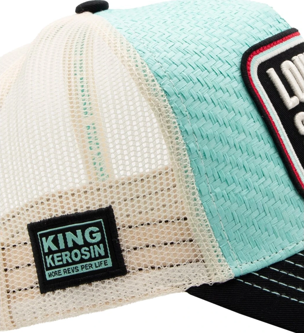 King Kerosin Loud Pipes trucker cap, White