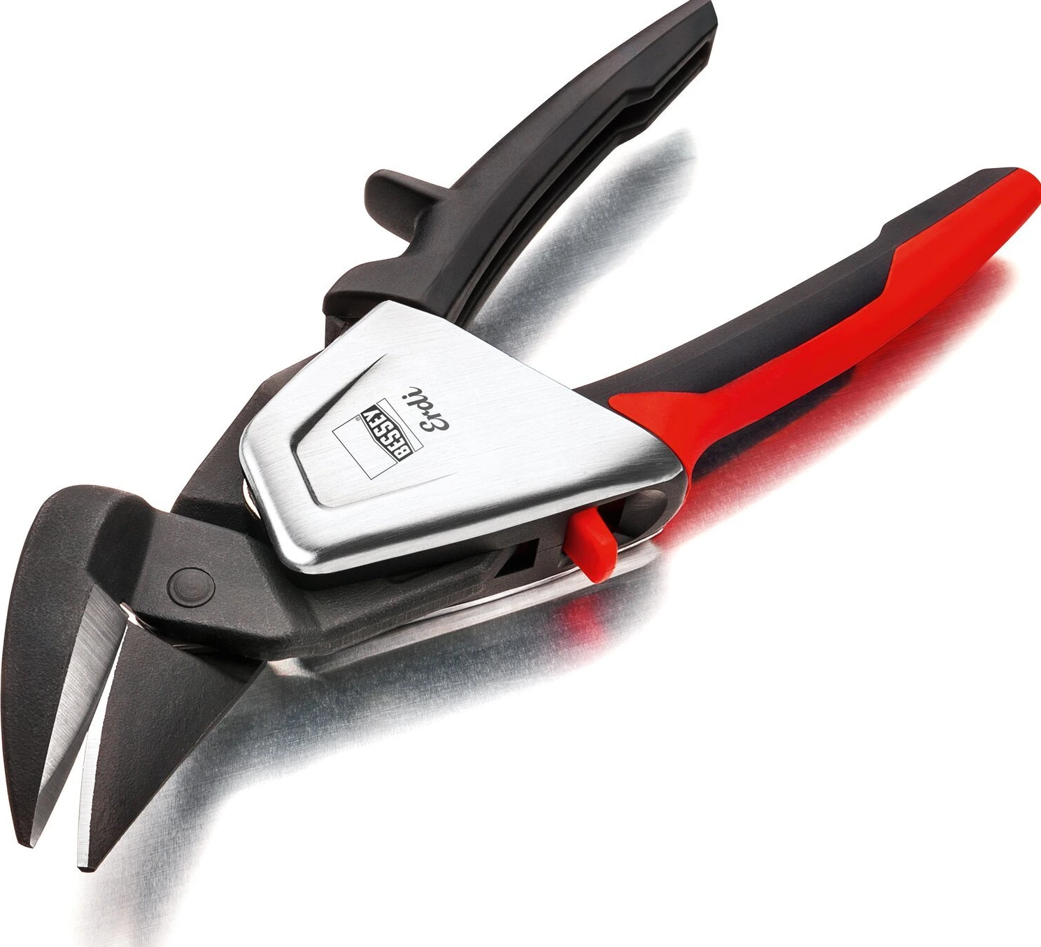 Bessey, compound action tin snip. 230mm straight & right cut