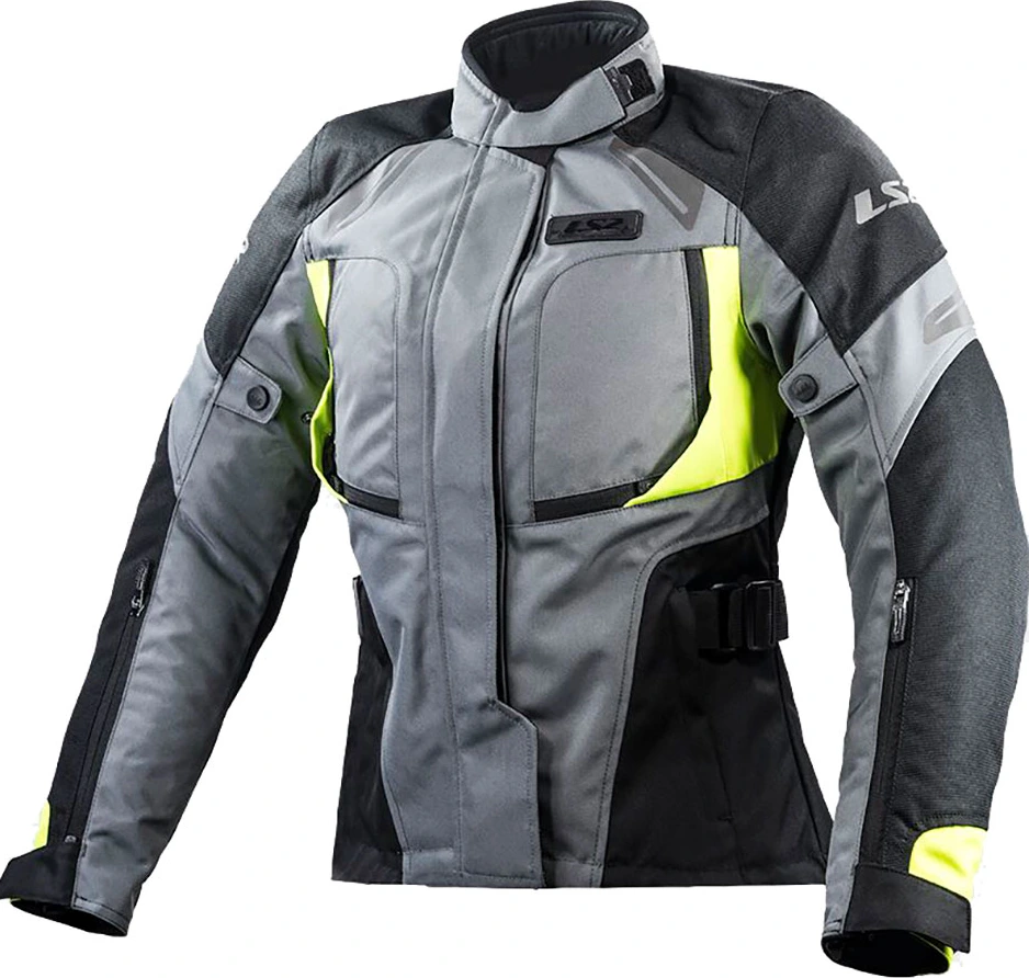 LS2 Phase Lady Jacket - XL, Grey Black Yellow