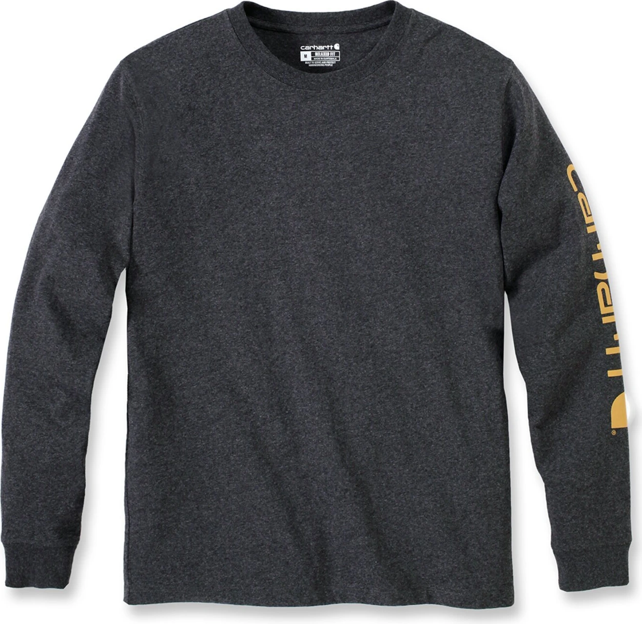 Carhartt Sleeve logo long sleeve, carbon heather, M