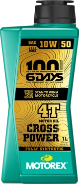 Motorex Cross Power 4T 10W/50 LTD 6DAYS 1L (10)