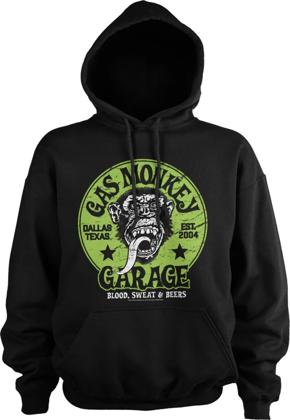 GMG Green Logo hoodie, Black, S