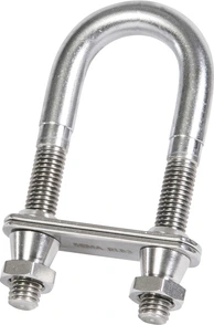 Bema Stainless steel U-bolt with self-gripping nuts RLB-3 M12 / BULK