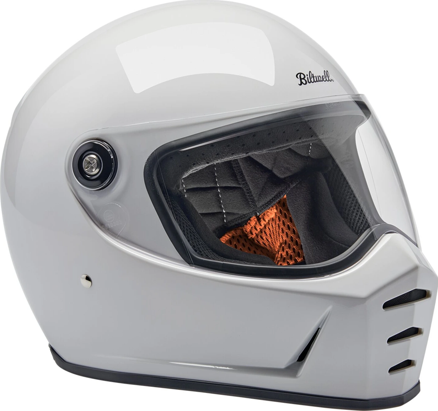Biltwell Lane Splitter helmet, White, S, Gloss