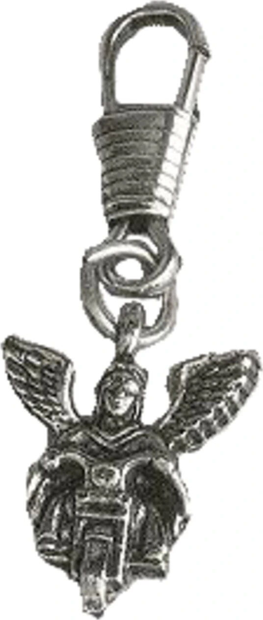 Guardian angel zipper pull