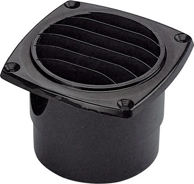 balta ABS ventilācijas atvere 85x85 mm