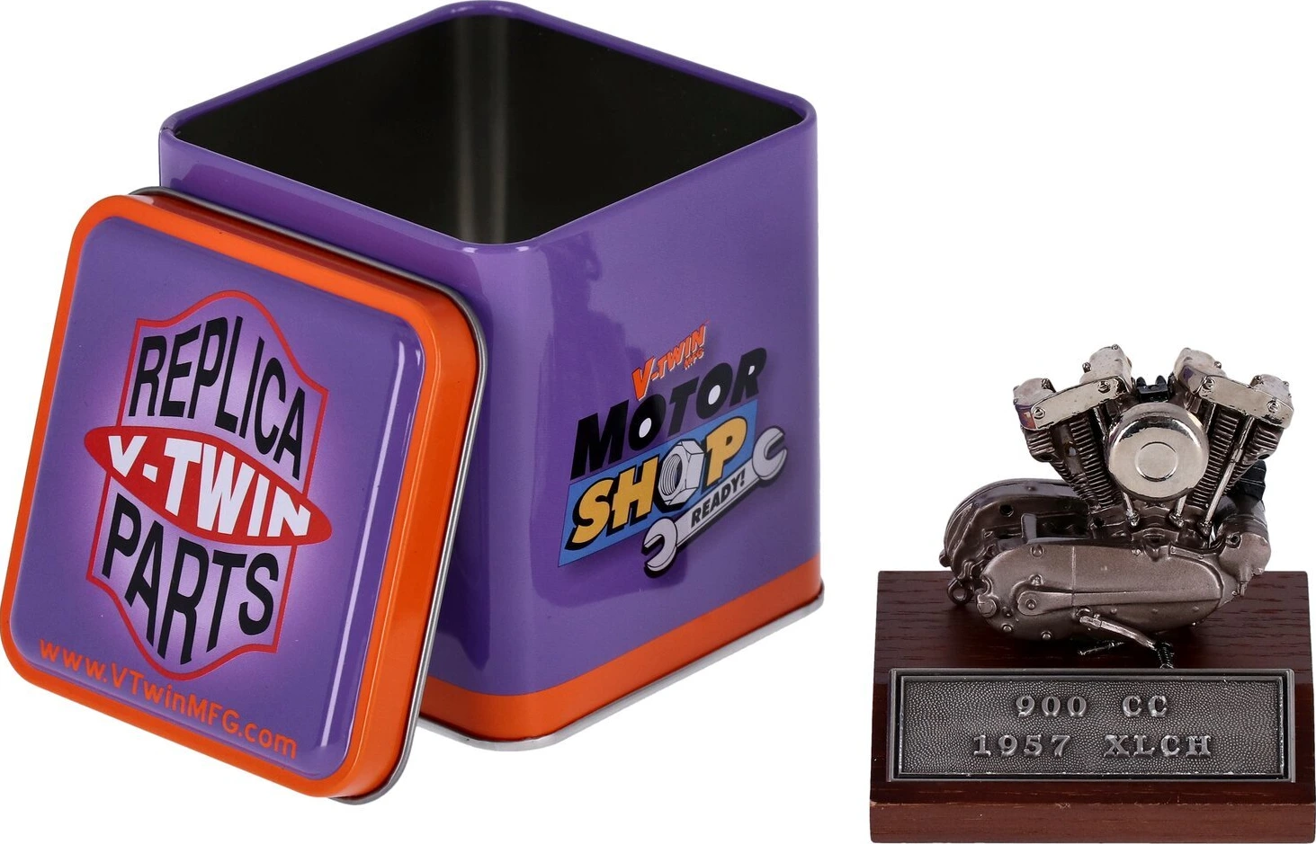 V-Twin Mfg, Ironhead motor model features 1:10 scale