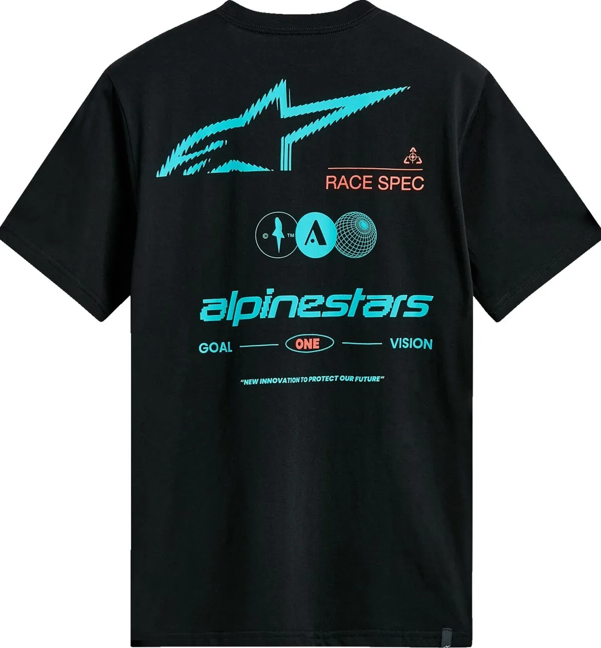 SS TEE CSF ASYM BLK L