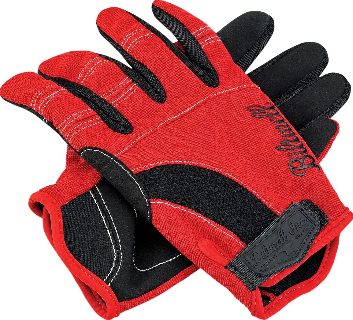 GLOVES MOTO R/B/W SM