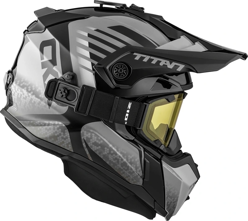CKX Helmet + Goggles TITAN Avid Grey, S