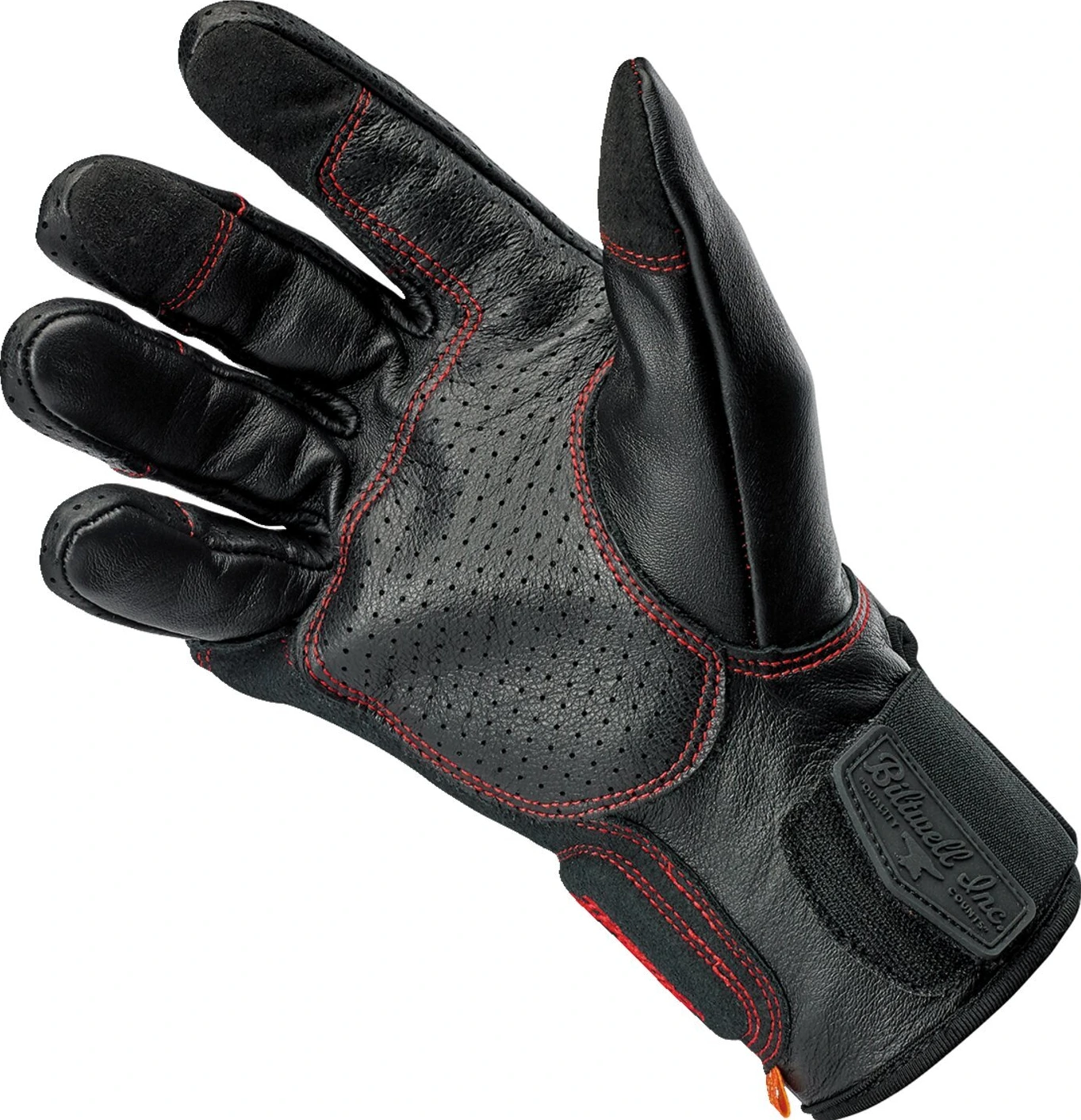 Biltwell Borrego gloves black/redline, XS