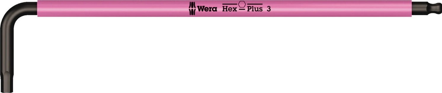 Wera hex key multicolor bright pink - Metric 3.0, 3 mm
