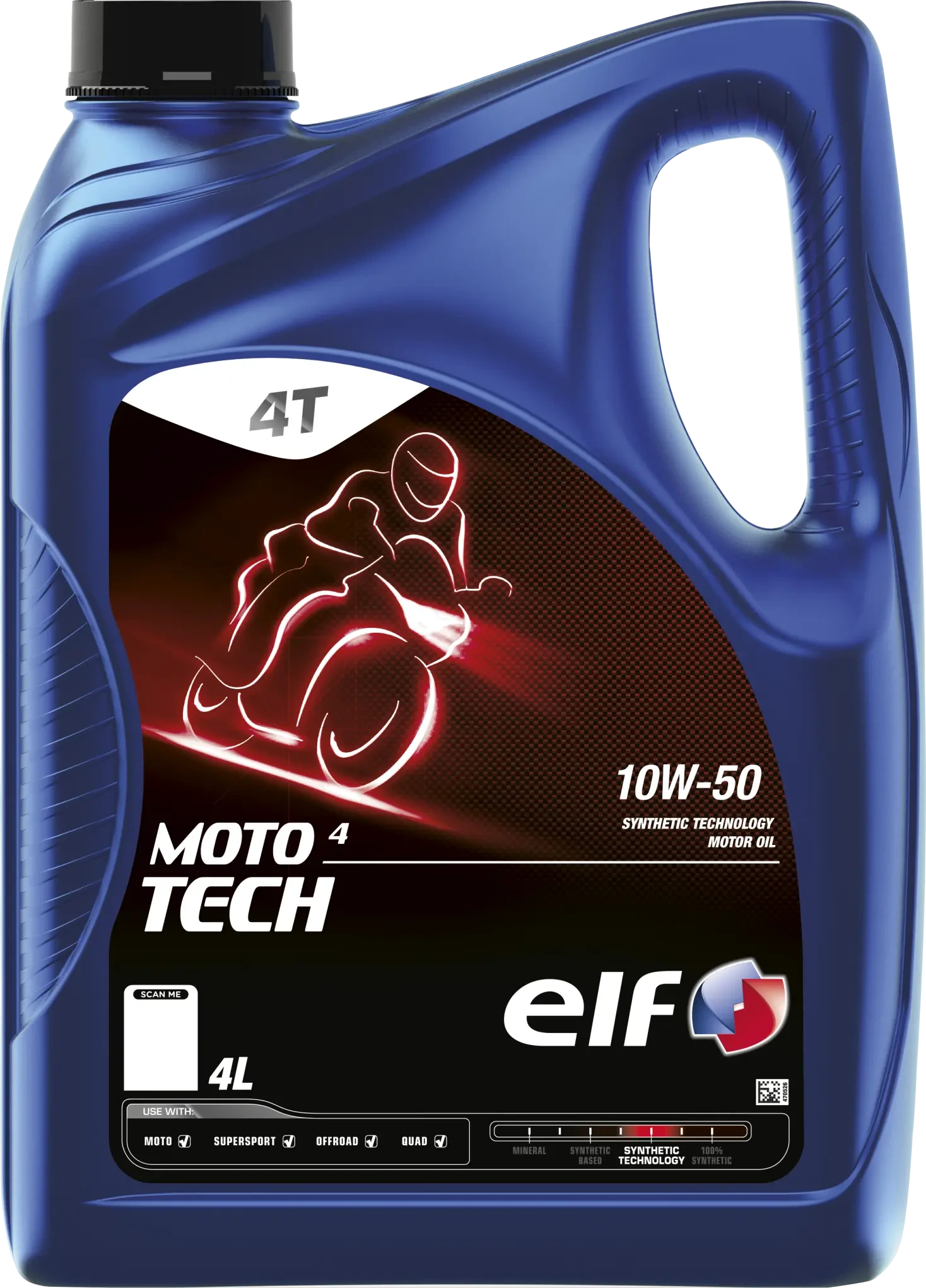 Alyva MOTO 4 TECH 10W50 SYN 4L