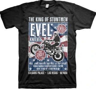 Evel Knievel Poster T-shirt