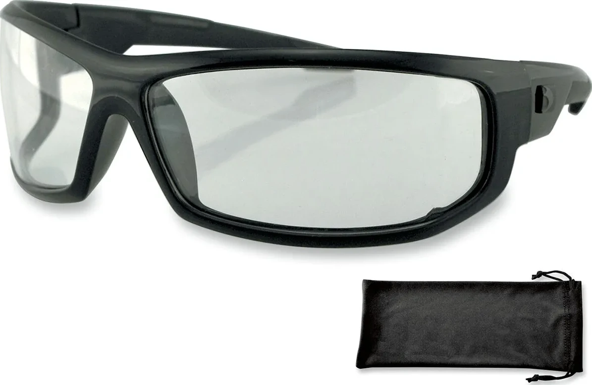 SUNGLASSES AXL BLACK W/ CLEAR LENS