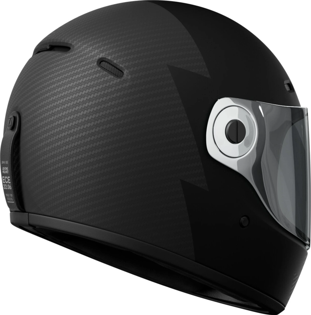 John Doe JD/ONE Signature Frozen helmet, Black, carbon, S, Matte